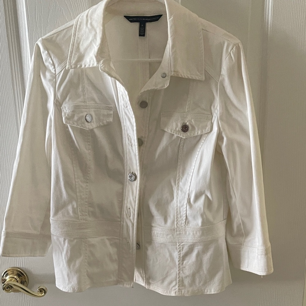 White House Black Market jean style jacket